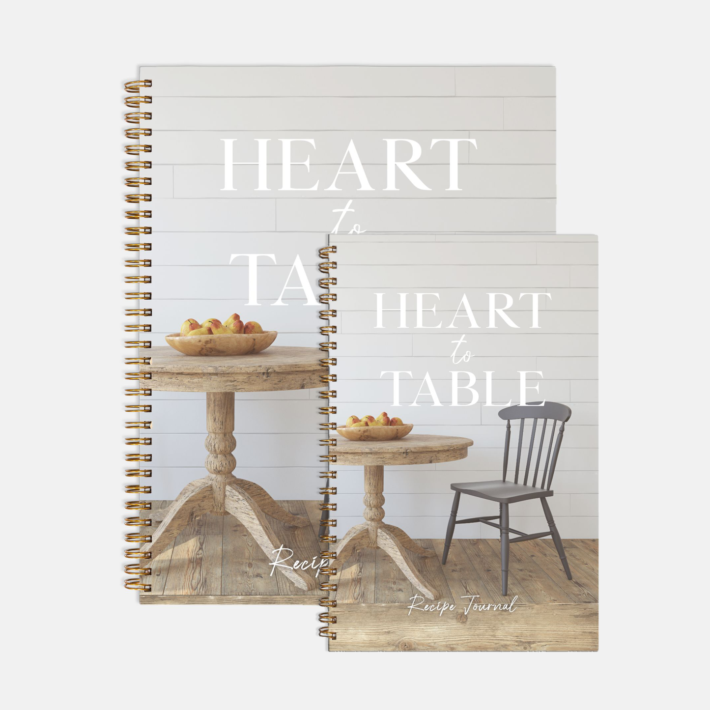 Heart to Table: Recipe Journal Hardcover Write In Recipe Book