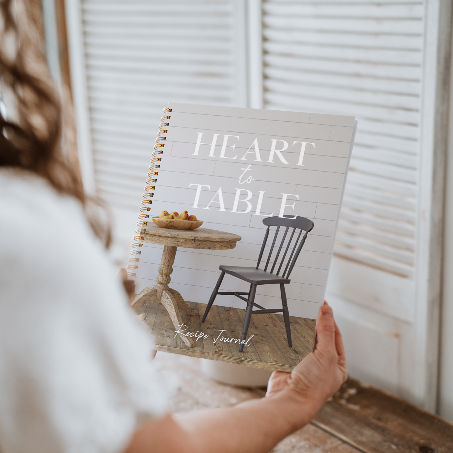 Heart to Table: Recipe Journal Hardcover Write In Recipe Book